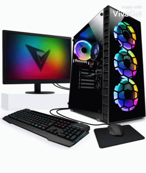 Desktop Computer Set GIF