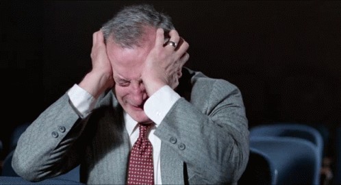 Despair George Scott Crying Hard GIF