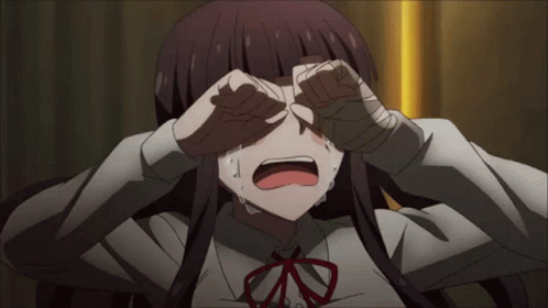 Despair Mikan Tsumiki Danganronpa Crying Anime GIF