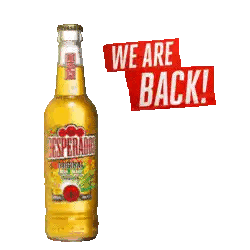 Desperados Bottle Under Back Sign
