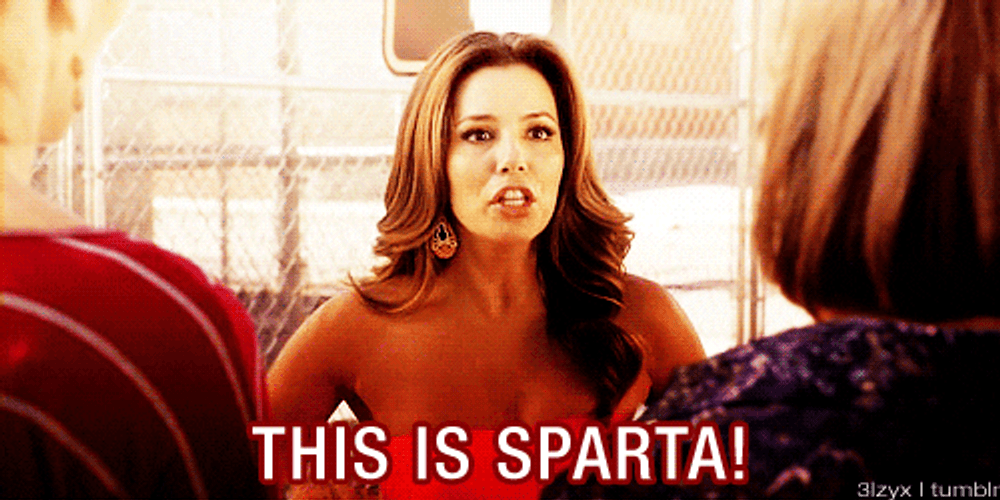 THIS IS SPARTA!! - GIF - Imgur