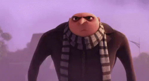 Despicable Me Character In Scarf And Jacket GIF