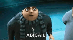 Despicable Me Character Saying Abigail GIF