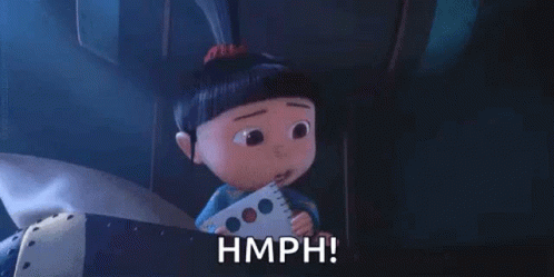 Despicable Me Character Saying Hmph