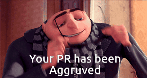Despicable Me Character Saying Your PR Has Been Approved GIF