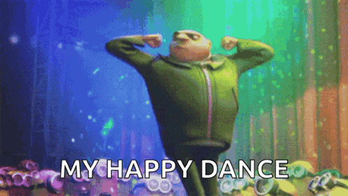 Despicable Me Gru Dancing My Happy Dance GIF