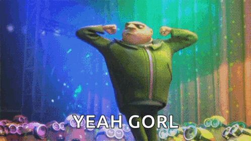 Despicable Me Gru Dancing Yeah Girl GIF
