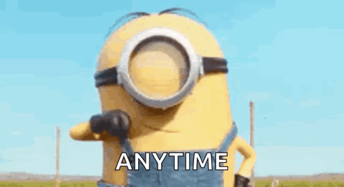 Despicable Me Minion Thumbs Up Anytime