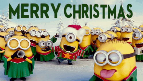 Despicable Me Minions Christmas Elf GIF