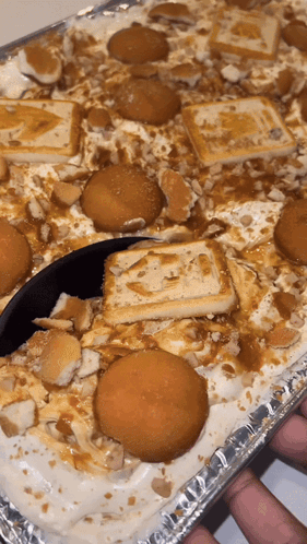 Dessert Creamy Banana Pudding GIF