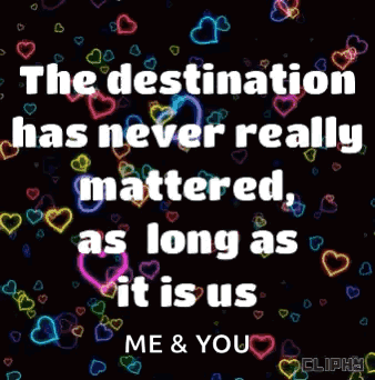 Destination Doesn't Matter Us and You