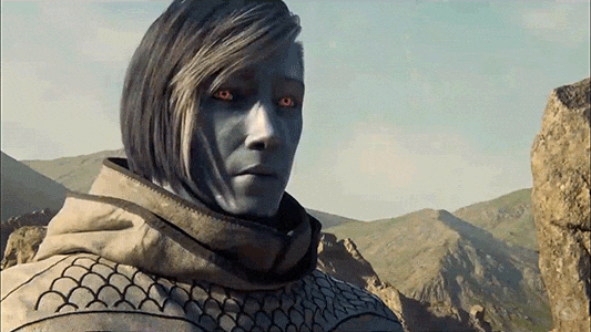 Destiny 2 Prince Uldren Looks Up GIF