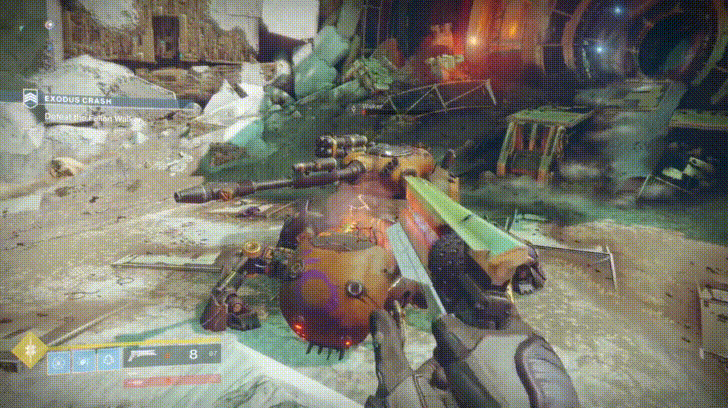 Destiny 2 Ron Raid Farming Game Play GIF
