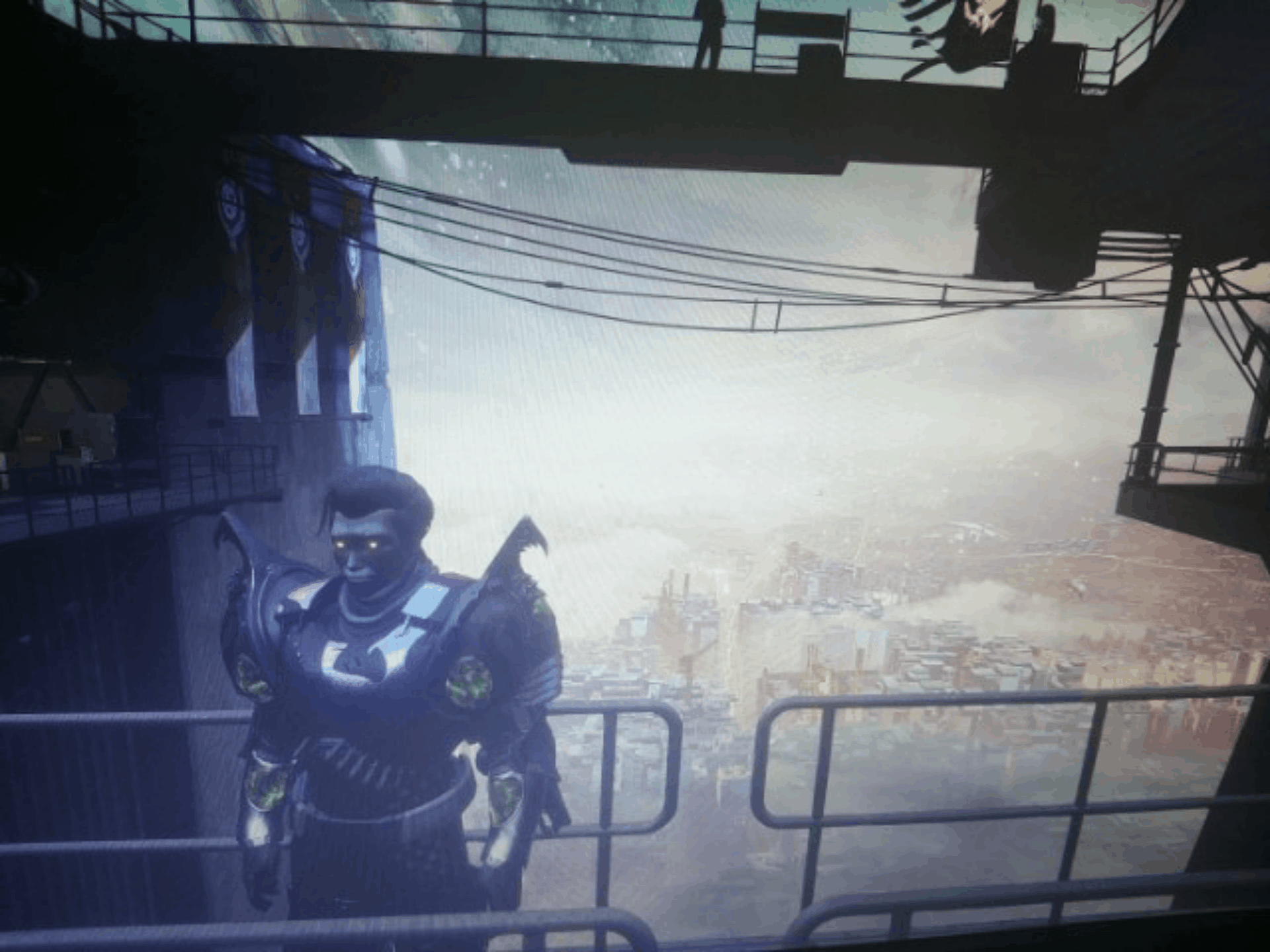 Destiny 2 Soldier Guarding The Tower GIF