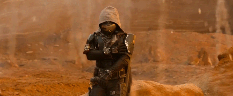 Destiny 2 Walking In Desert Deal With It GIF