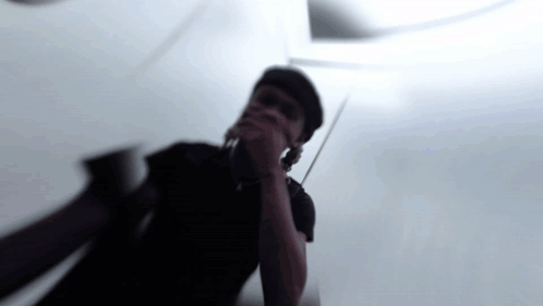 Destroy Lonely Distorted Face On Camera GIF