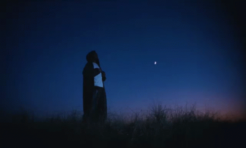 Destroy Lonely Rapping Under Night Sky GIF