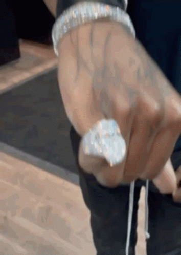 Destroy Lonely Showing Off Jewelry GIF