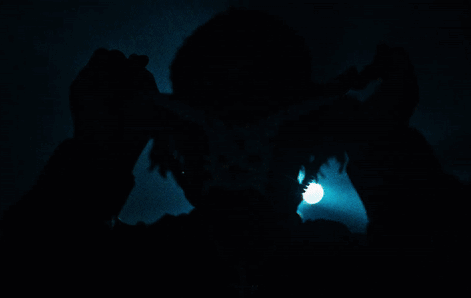 Destroy Lonely Under Flickering Lights GIF