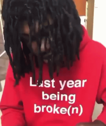 Destroy Lonely Wearing Last Year Being Broken Shirt GIF