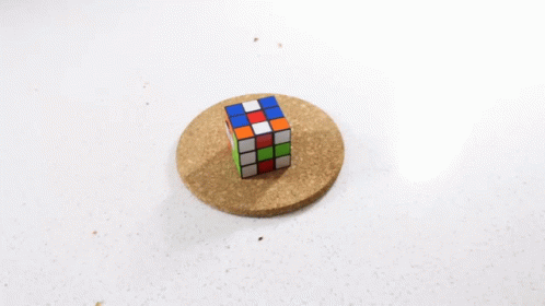 Destroy Rubik's Cube Spade GIF
