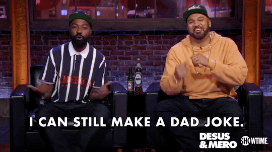 Desus And Meiro Dad Joke Fist Pump GIF
