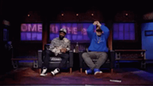 Desus And Mero Shooting Throwing Allegedly GIF