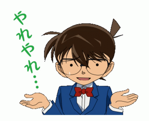 Detective Conan Having No Idea GIF