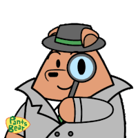 Detective Magnifying Glass Sticker GIF