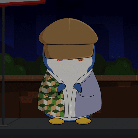 Detective Penguin Squismallow Collection GIF