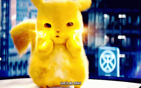 Detective Pikachu Lightning Bolt GIF
