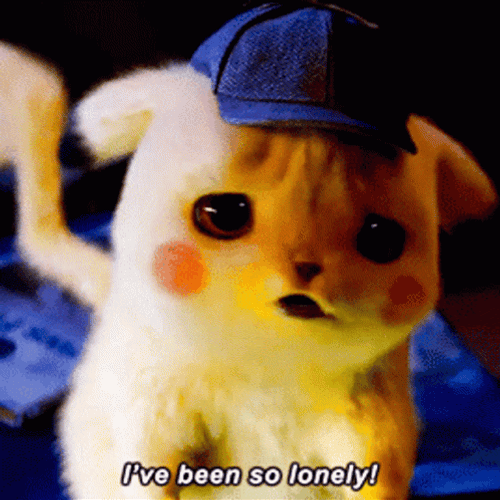 Detective Pikachu Lonely GIF