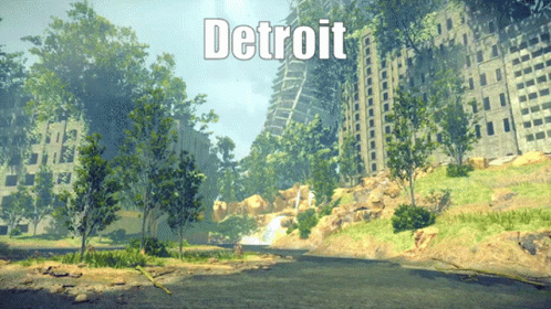 Detroit City Illustration