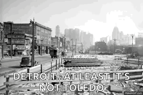 Detroit City Street Photo