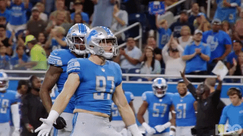Detroit Lions Aidan Hutchinson Funny Dance GIF