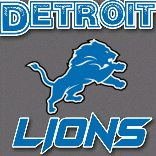Detroit Lions Blue Lion Logo
