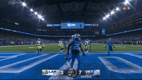 Detroit Lions Jahmyr Gibbs Touchdown GIF