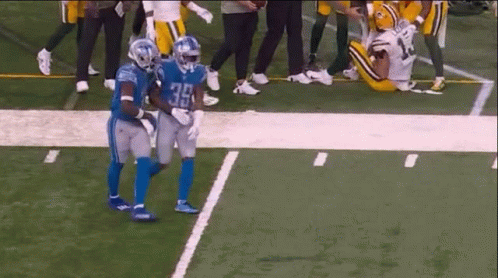 Detroit Lions Jerry Jacobs Kerby Joseph Cute Dancing GIF