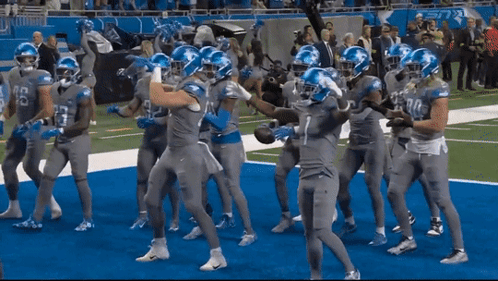 Detroit Lions Thriller Dance GIF