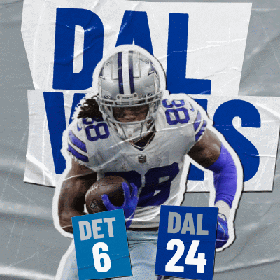 Detroit Lions Vs Dallas Cowboys Score Board GIF