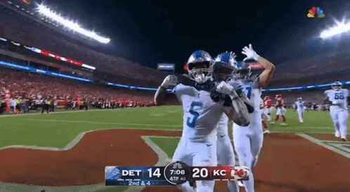 Detroit Lions vs Kansas City Chiefs Football Game
