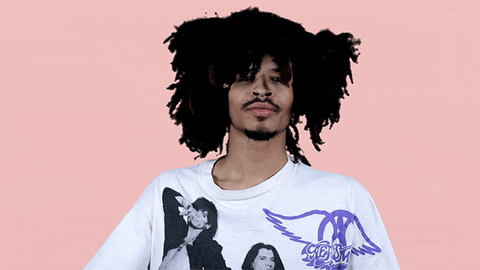 Deuces Afro Guy Peace Out GIF