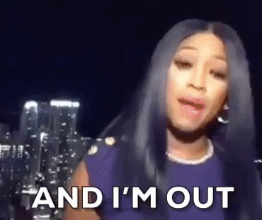 Deuces Trina Walking Out GIF