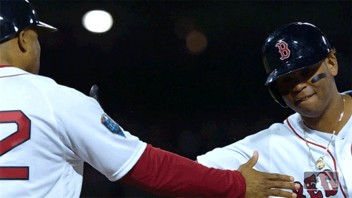 Devers Give Me Five GIF