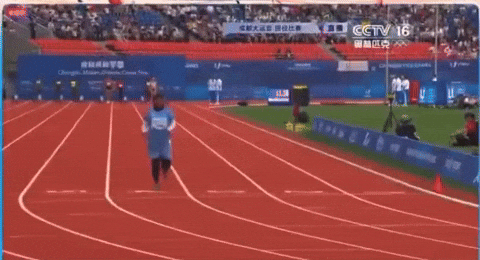 Devers On The Track GIF