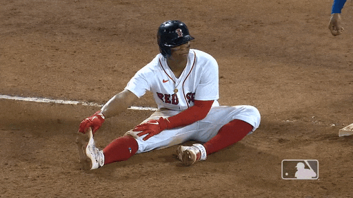 Devers Sitting Down The Ground GIF