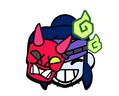Devil and Ghost Cartoon with G