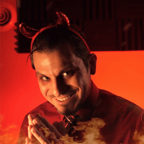 Devil Evil Grin GIF