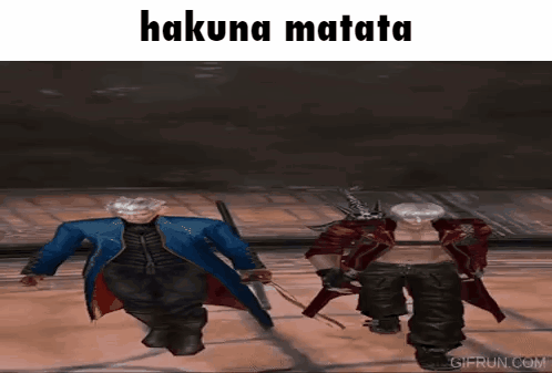 Devil May Cry Characters Dancing Hakuna Matata