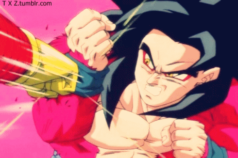 Devil Saiyan Gok Fight GIF
